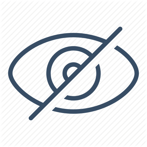 Eye, Hidden, Hide, Invisible, View, Visibility Icon