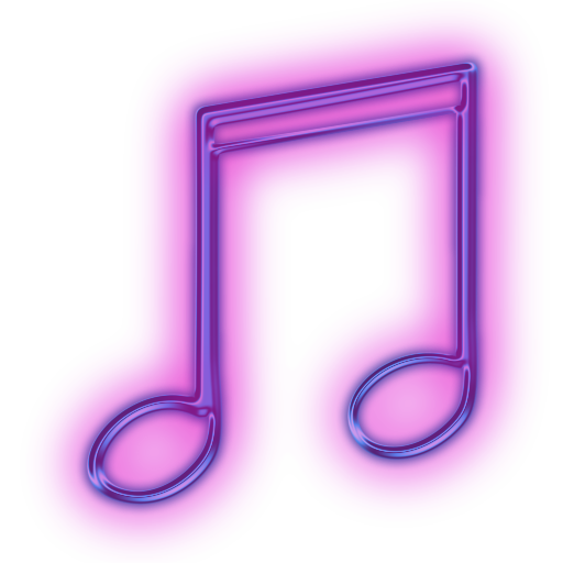 Purple Music Note Icon