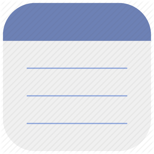 App, List, Memo, Notepad, Notes, Tasks Icon