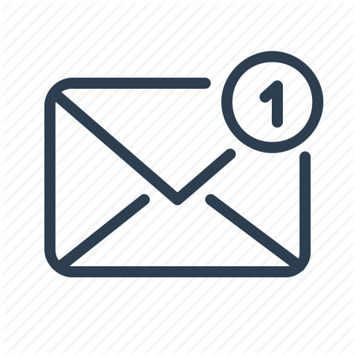 Email, Envelope, Letter, Mail, Message, New, Notification Icon