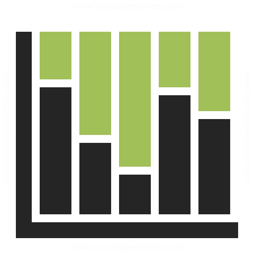 Stacked Bar Chart Icons Noun Project Inside Stacked Bar Chart