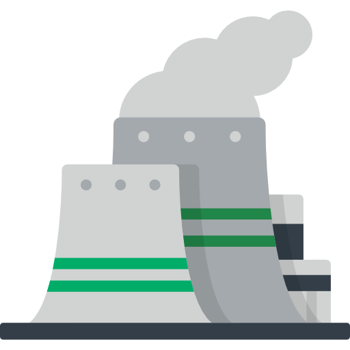 Nuclear Plant Icon Urban Freepik