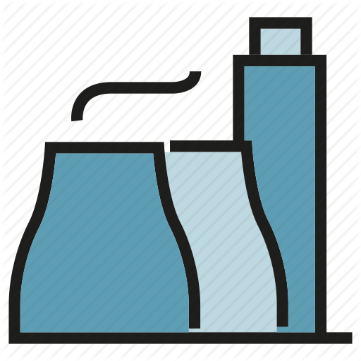 Building, Energy, Industry, Nuclear, Power Plant Icon