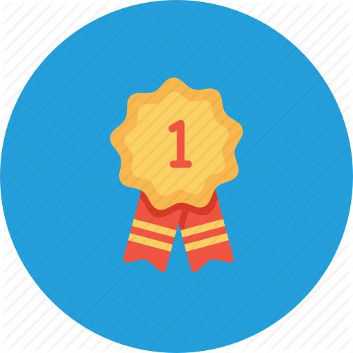 Award, Best, Employee, Number, One, Position, Ribbon Icon