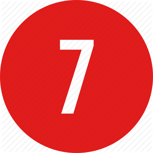 Count, Number, Seven, Track Icon