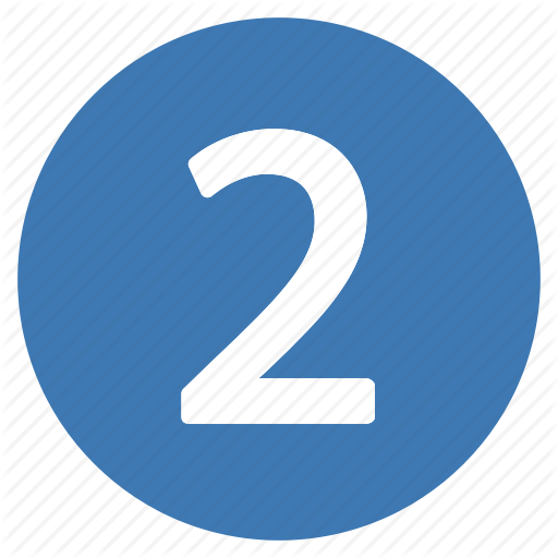 Number, Numbers, Pro, Two Icon