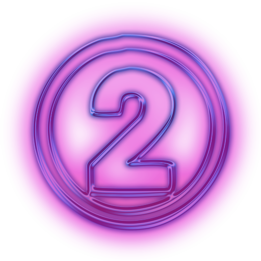 Number Purple Icon