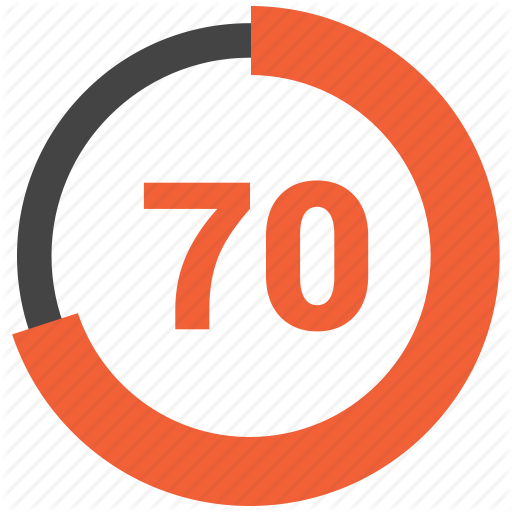 Chart, Diagram, Graph, Number, Pie Chart, Pie Graph, Seventy Icon