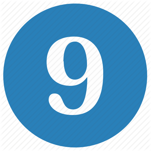 Keyboard, Keypad, Nine, Number, Round Icon