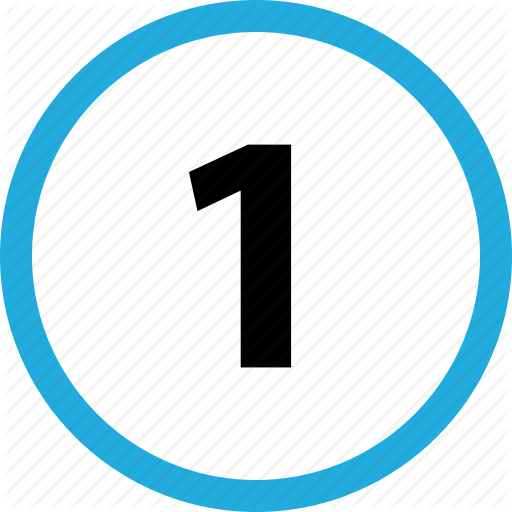 Count, Number, One Icon