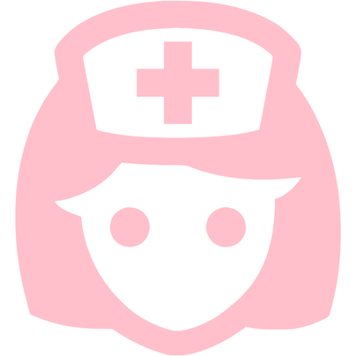 Pink Nurse Icon