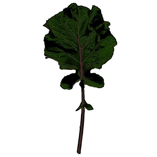 Cropped Project Tree Collard Cartoon Theme Icon Project Tree