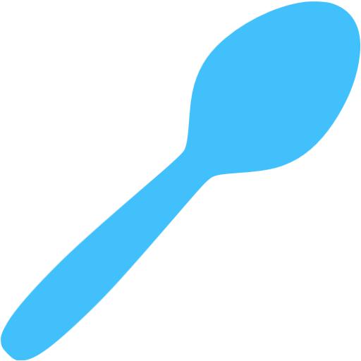 Caribbean Blue Spoon Icon