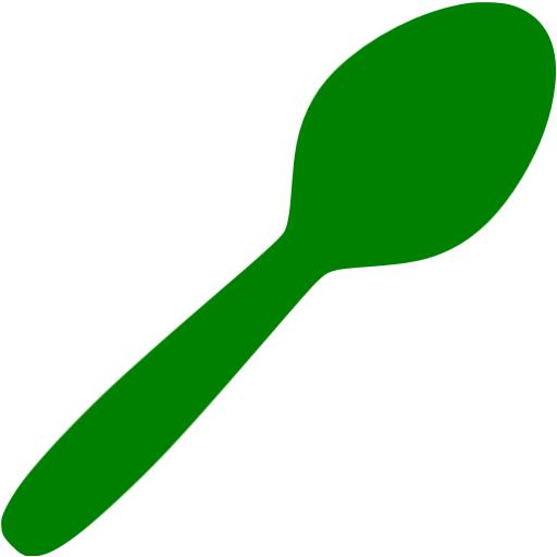 Green Spoon Icon