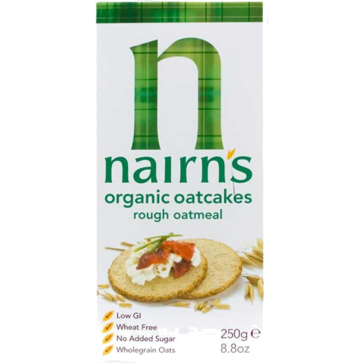 Nairns Oatcakes Rough Oatmeal Organic