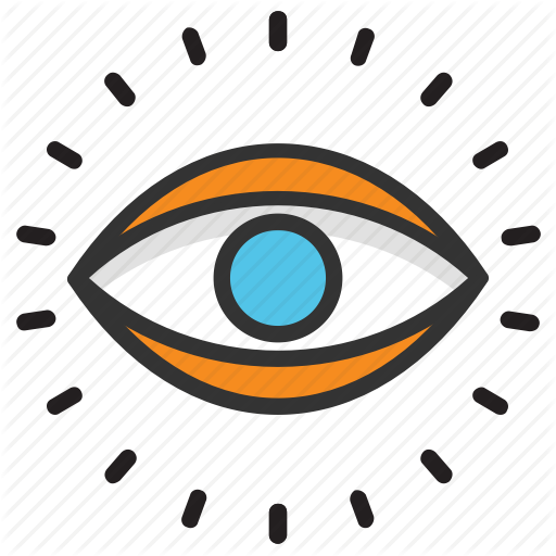 Eye, Eye View, Human Eye, Monitoring, Observation Icon