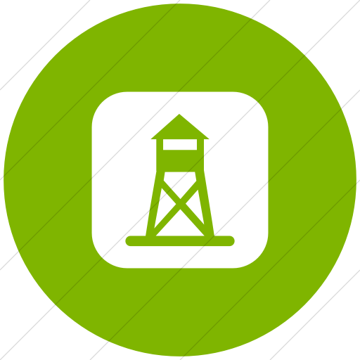 Flat Circle White On Green Ocha Humanitarians Inverse