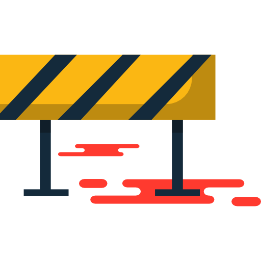 Construction, Caution, Barrier, Obstacle Icon
