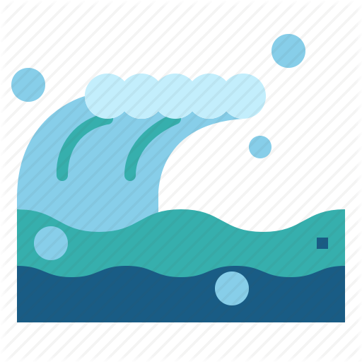 Ocean, Sea, Wave Icon