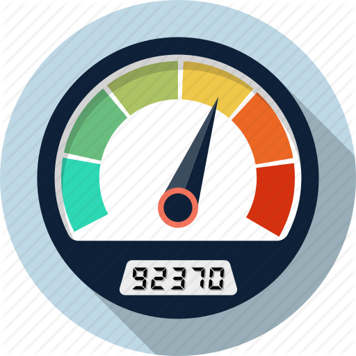 Dashboard, Gauge, Odometer, Speedometer Icon