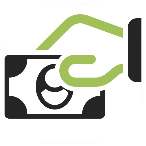 Hand Money Icon Iconexperience