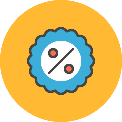 Procent, Badge, Discount, Offer Icon Free Of Flat Line Ecommerce