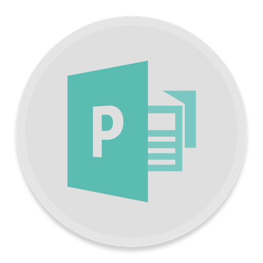 Publisher Icon Button Ui Ms Office Iconset Blackvariant