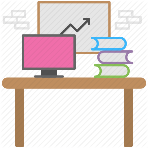 Employment, Home Office, Office, Office Desk, Workplace Icon