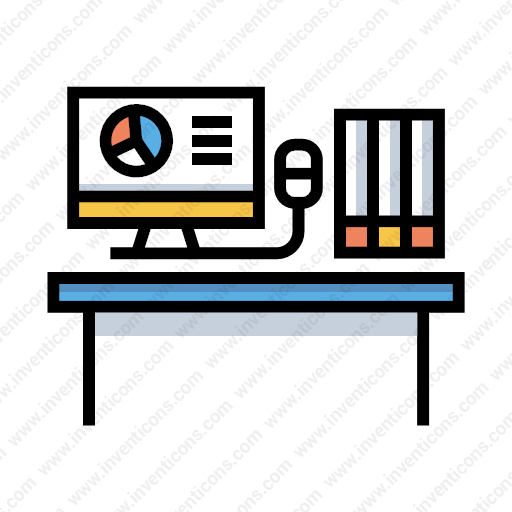 Download Office Space,office Table,workplace,work Station Icon