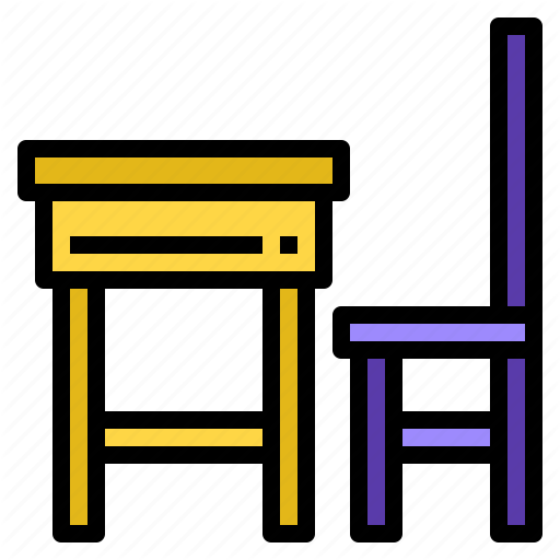 Desk, Office, Space, Table, Workspace Icon