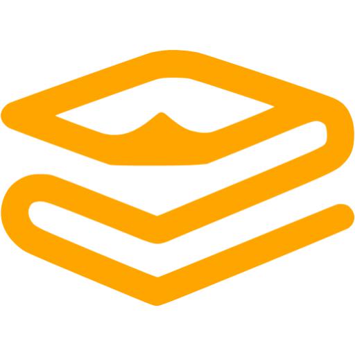 Orange Foil Space Blanket Icon