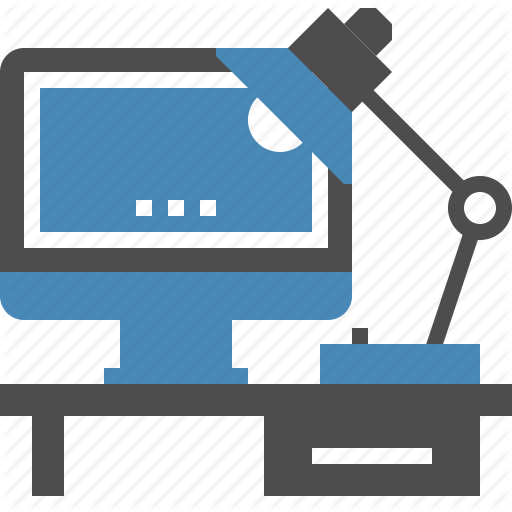 Computer, Desk, Job, L Monitor, Office, Work Icon