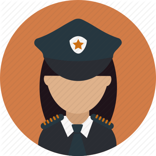 Avatar, Captain, Crime, Female, Officer, Person, Police Icon