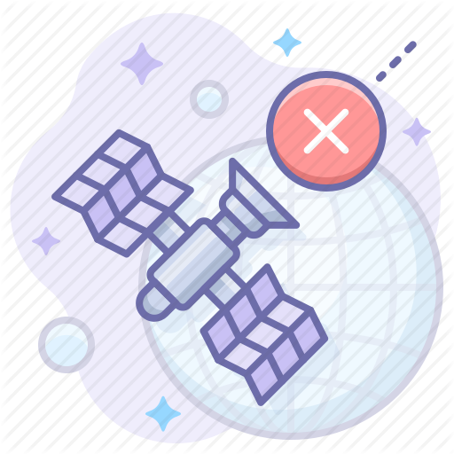 Globe, Offline, Satellite Icon