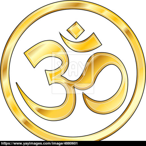 Hindu Om Icon Vector