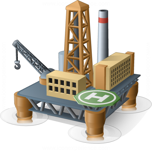 Iconexperience V Collection Oil Platform Icon