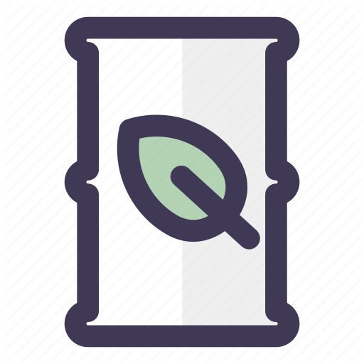 Barrel, Green, Oil Icon