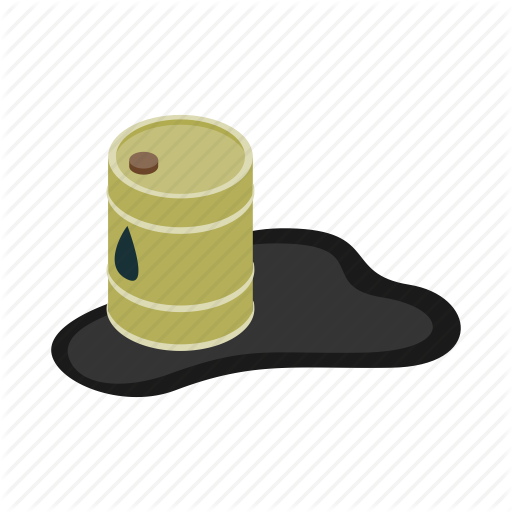 Barrel, Drop, Fuel, Isometric, Liquid, Oil, Spill Icon