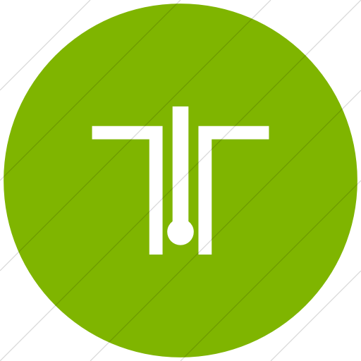 Flat Circle White On Green Ocha Humanitarians Wash