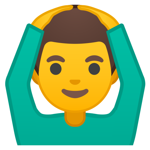 Man Gesturing Ok Icon Noto Emoji People Expressions Iconset Google