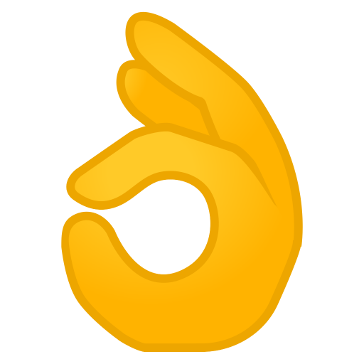 Ok Hand Icon Noto Emoji People Bodyparts Iconset Google