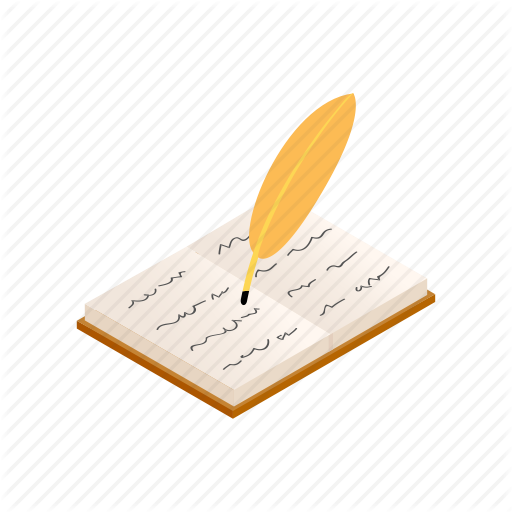 Book, History, Isometric, Old, Paper, Pen, Quill Icon
