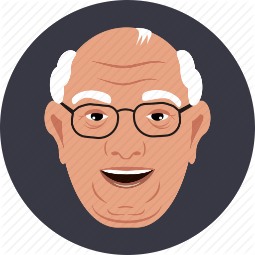 Education, Father, Glasses, Grand, Man, Old, User Icon