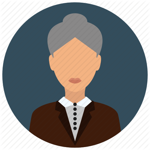 Business, Jacket, Old, People, Senior, Woman Icon