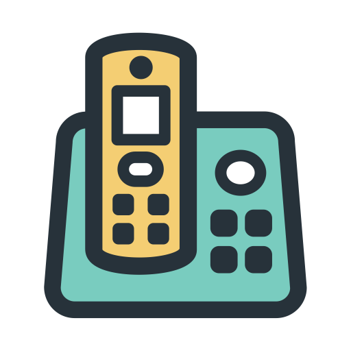 Landline, Old Phone, Phone Icon With Png And Vector Format