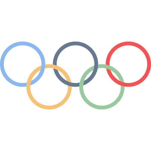 Olympic Games In Black And White Logo Png Images