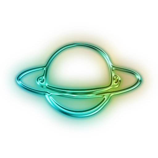Rings Of Planet Saturn Icon