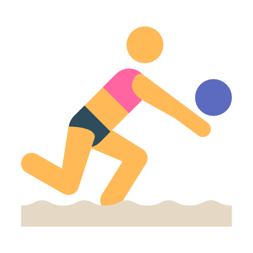 Beach, Volleyball, Sport, Olympic Icon Free Of Freebie Olympic