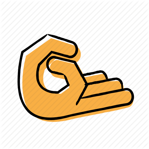 Hand, Hand Drawn, Meditation, Om Icon