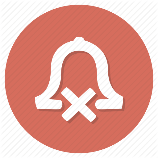 Alarm, Bell, Off Icon